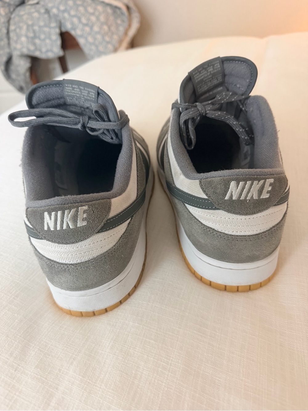 Nike Dunk Low Sneaker Smoke Grey Gum 3M Swoosh Men’s Size 15 - Picture 7 of 10